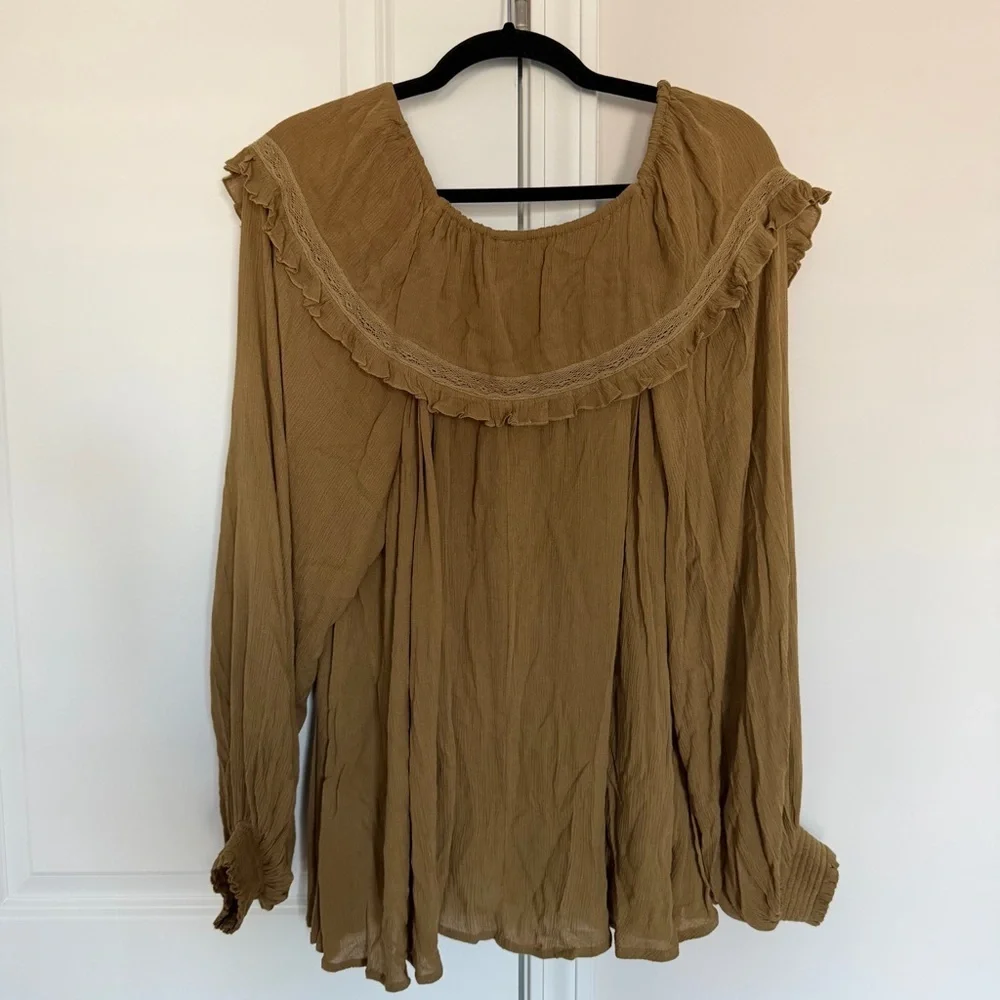 FREE PEOPLE Sunrise Blouse In Native Land